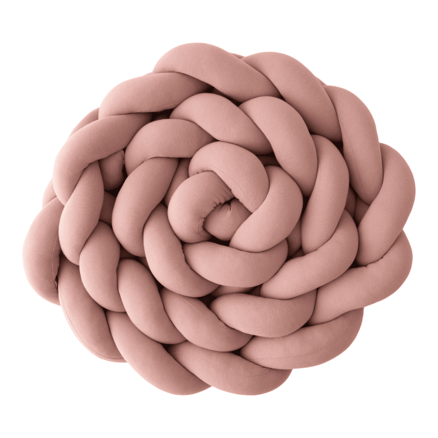 Tresse de lit bébé, tour de lit bebe, deco moleux (Rose poudre)