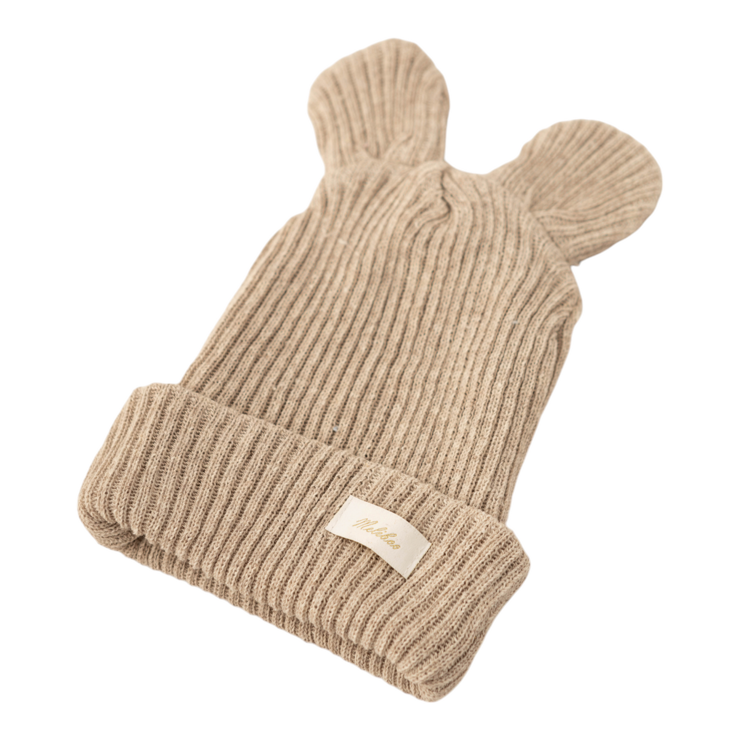 Tricot Beanie, Bonnet,0 6 12 Mois, Coton, Chapeau Chaud,Petit Enfant Chapeau Automne Hiver Printemps, pour Bébé Garçon Fille,bob, Naissance (Beige)